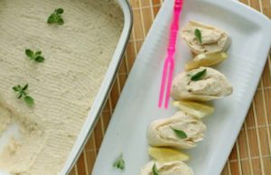 диабетический паштет из фасоли с кунжутом