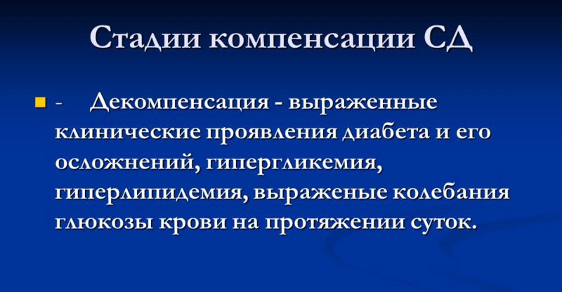Причины и опасность декомпенсированного сахарного диабета